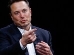 FILE PHOTO: FILE PHOTO: Elon Musk, Chief Executive Officer of SpaceX and Tesla and owner of X, formerly known as Twitter,  gestures as he attends the Viva Technology conference dedicated to innovation and startups at the Porte de Versailles exhibition centre in Paris, France, June 16, 2023. REUTERS/Gonzalo Fuentes/File Photo