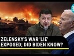 ZELENSKY'S WAR 'LIE' EXPOSED; DID BIDEN KNOW? ZELENSKY'S WAR 'LIE' EXPOSED; DID BIDEN KNOW?