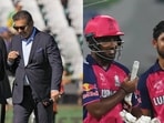 Samson and Dhruv Jurel shared an unbeaten 121-run stand for the fourth wicket to chase down the target in 19 overs. Samson and Dhruv Jurel shared an unbeaten 121-run stand for the fourth wicket to chase down the target in 19 overs.