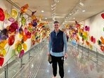 Former England cricket captain Kevin Pietersen at the new airport terminal in Lucknow. Former England cricket captain Kevin Pietersen at the new airport terminal in Lucknow.