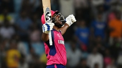 Sanju Samson's celebration said it all (ANI) Sanju Samson's celebration said it all (ANI)