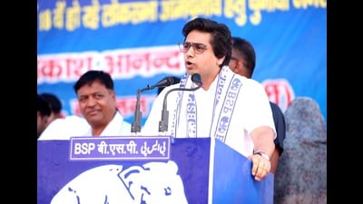 BSP national coordinator Akash Anand (HT File) BSP national coordinator Akash Anand (HT File)