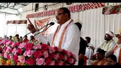 Deputy CM Brajesh Pathak in Kaushambi on Sunday (HT Photo)