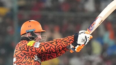 Sunrisers Hyderabad's Heinrich Klaasen hits a six during a match. (AP) Sunrisers Hyderabad's Heinrich Klaasen hits a six during a match. (AP)