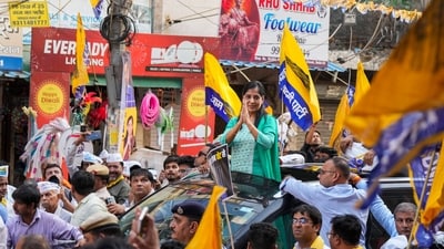 Chief Minister Arvind Kejriwal is currently lodged in Tihar jail in connection with a money-laundering case. (PTI) Chief Minister Arvind Kejriwal is currently lodged in Tihar jail in connection with a money-laundering case. (PTI)