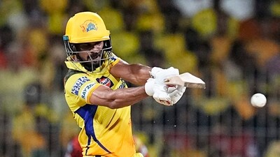 Chennai: Chennai Super Kings's batter Ruturaj Gaikwad plays a shot during the IPL 2024 cricket match between Chennai Super Kings and Sunrisers Hyderabad, (PTI) Chennai: Chennai Super Kings's batter Ruturaj Gaikwad plays a shot during the IPL 2024 cricket match between Chennai Super Kings and Sunrisers Hyderabad, (PTI)