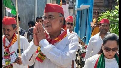 Samajwadi Party candidate from Lucknow Ravidas Mehrotra (Sourced)