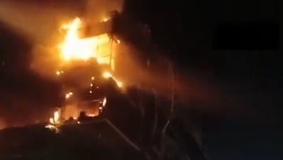 The fire broke out on the intervening night of Saturday and Sunday. (ANI) The fire broke out on the intervening night of Saturday and Sunday. (ANI)