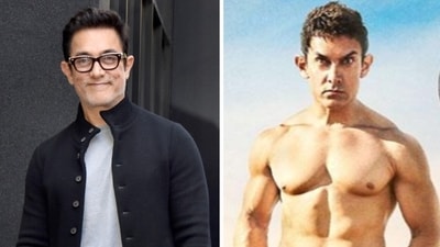 Aamir Khan reveals he removed his abdominal guard while filming opening scene in PK Aamir Khan reveals he removed his abdominal guard while filming opening scene in PK