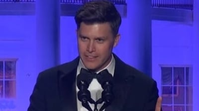 SNL star Colin Jost headlined the 2024 White House Correspondents' Dinner on Saturday night. SNL star Colin Jost headlined the 2024 White House Correspondents' Dinner on Saturday night.