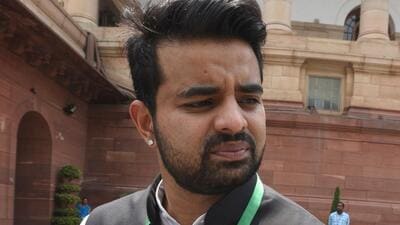 hrough his election agent, Prajwal Revanna has lodged a complaint with the authorities that the videos are “doctored” (HT) hrough his election agent, Prajwal Revanna has lodged a complaint with the authorities that the videos are “doctored” (HT)