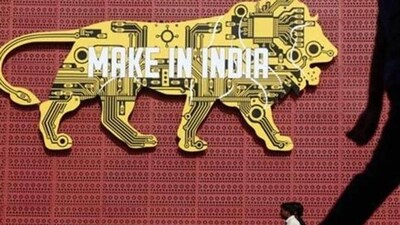 The Make in India logo. (AP) The Make in India logo. (AP)