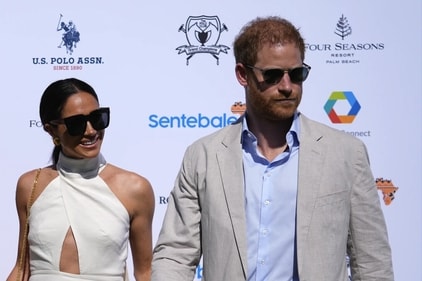 The Duke and Duchess of Sussex drew a crowd of media and the wealthy on Friday as he played in a celebrity pro-am polo match to benefit Sentebale, (AP ) The Duke and Duchess of Sussex drew a crowd of media and the wealthy on Friday as he played in a celebrity pro-am polo match to benefit Sentebale, (AP )