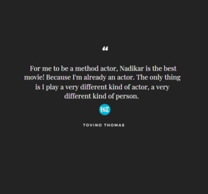 Tovino Thomas speaks about his film Nadikar. Tovino Thomas speaks about his film Nadikar.
