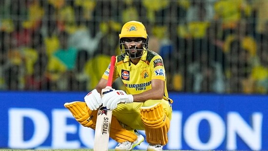 CSK skipper Ruturaj Gaikwad was named the Player of the Match for his 98-run knock(PTI)