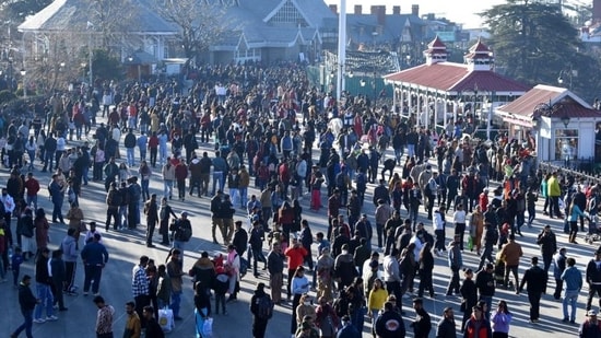 Himachal Pradesh's tourism sector revives with surge in tourist arrivals (Deepak Sansta/HT file photo)