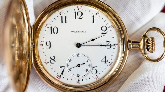 A gold watch found on the body of the richest passenger on the Titanic was auctioned in England for £1.17 million ($1.46 million) on Saturday. (X(formerly Twitter))