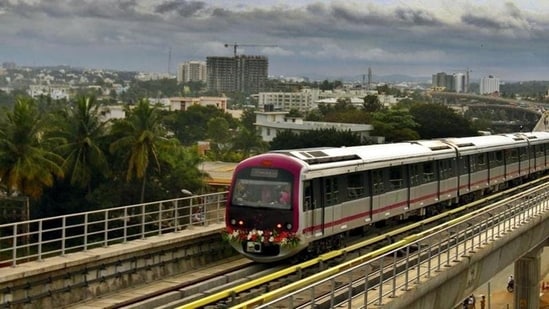 Bengaluru founder sticks QR codes of product in metro station toilets, arrested (Ajay Aggarwal/HT Photo)