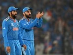 India's captain Rohit Sharma (L) and teammate Virat Kohli India's captain Rohit Sharma (L) and teammate Virat Kohli
