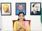 Delhi CM Arvind Kejriwal's wife, Sunita Kejriwal.