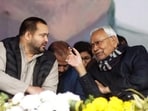 A file photo of Tejashwi Yadav with Nitish Kumar.
