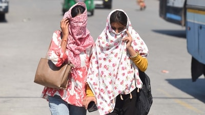 At 38.5° Celsius temperature, Bengaluru records second hottest day in 50 years (HT Photo/Praveen Kumar)