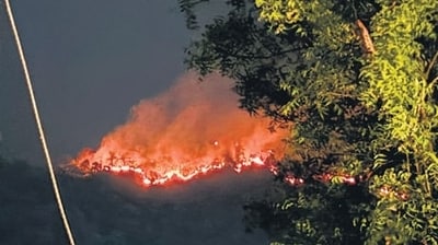 Uttarakhand Chief Minister Pushkar Singh Dhami on Monday said that action would be taken against the officers who are responsible for the Uttarakhand forest fire. (PTI) Uttarakhand Chief Minister Pushkar Singh Dhami on Monday said that action would be taken against the officers who are responsible for the Uttarakhand forest fire. (PTI)