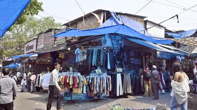 A view of the Bapu Market at Sarojini Nagar. (Sanjeev Verma/HT Photo) A view of the Bapu Market at Sarojini Nagar. (Sanjeev Verma/HT Photo)