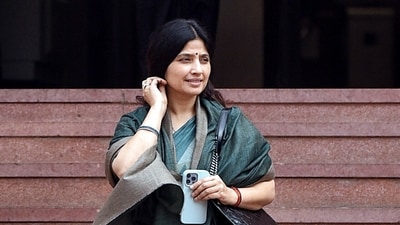 Akhilesh Yadav's wife and Samajwadi Party MP Dimple Yadav at Parliament House during the Budget Session. (ANI file photo) Akhilesh Yadav's wife and Samajwadi Party MP Dimple Yadav at Parliament House during the Budget Session. (ANI file photo)