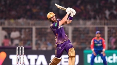 Kolkata Knight Riders' Philip Salt plays a shot (ANI) Kolkata Knight Riders' Philip Salt plays a shot (ANI)