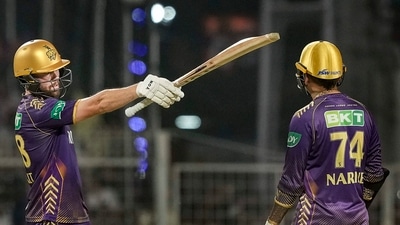 Chasing 154, KKR raced to 157/3 in 16.3 overs, courtesy of half-century from Phil Salt (68). (PTI)