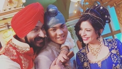 Taarak Mehta Ka Ooltah Chashmah's Samay Shah had shared a picture with Gurucharan Singh. Taarak Mehta Ka Ooltah Chashmah's Samay Shah had shared a picture with Gurucharan Singh.