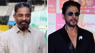 Kamal Haasan talked about Shah Rukh Khan in a recent chat. Kamal Haasan talked about Shah Rukh Khan in a recent chat.