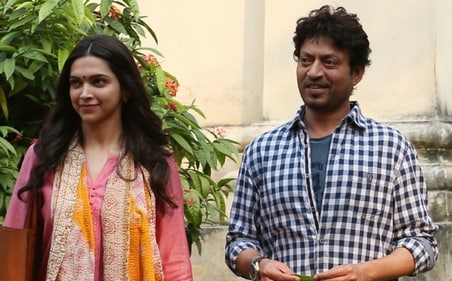 Deepika and Irrfan as Piku and Rana Deepika and Irrfan as Piku and Rana