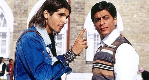 Zayed Khan and Shah Rukh Khan in Main Hoon Na Zayed Khan and Shah Rukh Khan in Main Hoon Na