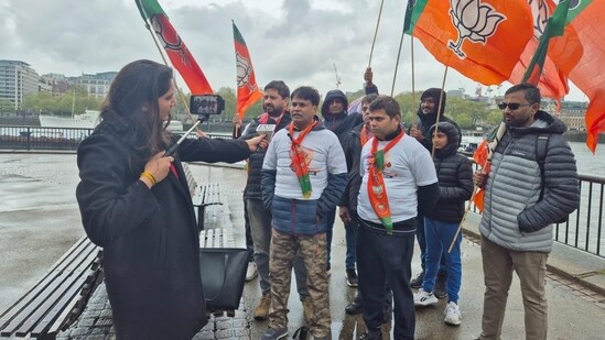 According to a release by the organising committee, the event was a success&nbsp;with&nbsp;more than 500 enthusiastic participants joining in the walk.(X/@OFBJPUK)