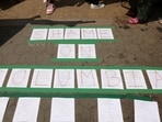 Students at Columbia University continue to maintain a protest encampment in support of Palestinians and wrote a message at the entrance to camp responding to a letter issued to the protest encampment by university officials setting a 2pm deadline to disband or face suspension