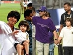 AbRam Khan and Shah Rukh Khan winning hearts at IPL since 2015