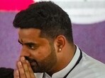 The JD(S) on Tuesday said former PM HD Deve Gowda's grandson Prajwal Revanna has been suspended from the party amid allegations over sexual abuse. (PTI)