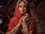Aditi Rao Hydari in a the poster of Heermandi: The Diamond Baazar.