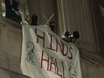 Columbia University protesters have locked themselves inside Hamilton Hall and renamed it Hind's Hall Columbia University protesters have locked themselves inside Hamilton Hall and renamed it Hind's Hall