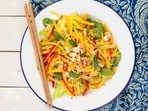 Check out a refreshing, crunchy and spicy Mango Salad recipe inside. 