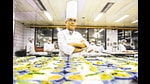 Chef Satish Arora in a picture dated 28 April 2008, when he was director, food production, at TAJSATS Air Catering Limited. (HT Photo by Anand Shinde)
