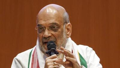 Amit Shah said that the BJP does not believe in reservations on basis of religion. (PTI photo) Amit Shah said that the BJP does not believe in reservations on basis of religion. (PTI photo)