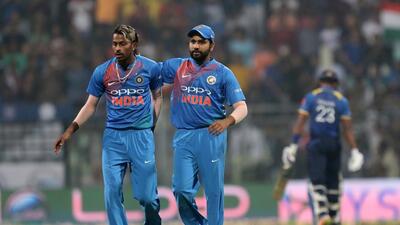 As expected, Rohit Sharma will lead the side and out-of-form Hardik Pandya will be vice-captain — both appointments were announced by BCCI secretary Jay Shah as early as February. (HT Archive) As expected, Rohit Sharma will lead the side and out-of-form Hardik Pandya will be vice-captain — both appointments were announced by BCCI secretary Jay Shah as early as February. (HT Archive)