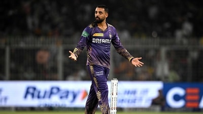 Kolkata Knight Riders' Varun Chakravarthy continues to impress with his bowling in IPL 2024. (AFP) Kolkata Knight Riders' Varun Chakravarthy continues to impress with his bowling in IPL 2024. (AFP)