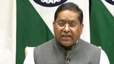External affairs ministry spokesperson Randhir Jaiswal. (ANI Photo) External affairs ministry spokesperson Randhir Jaiswal. (ANI Photo)