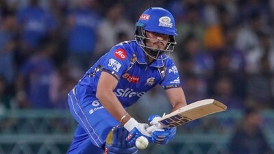Earlier, Nehal Wadhera scored a fighting 46-run knock for Mumbai Indians to help them post a challenging 144/7 in 20 overs. (AP) Earlier, Nehal Wadhera scored a fighting 46-run knock for Mumbai Indians to help them post a challenging 144/7 in 20 overs. (AP)