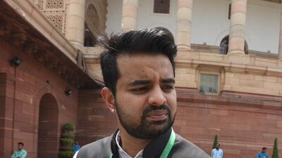 Suspended JD(S) MP Prajwal Revanna ((Sonu Mehta/HT PHOTO)) Suspended JD(S) MP Prajwal Revanna ((Sonu Mehta/HT PHOTO))