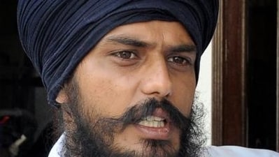 Radical Sikh preacher Amritpal Singh (PTI) Radical Sikh preacher Amritpal Singh (PTI)